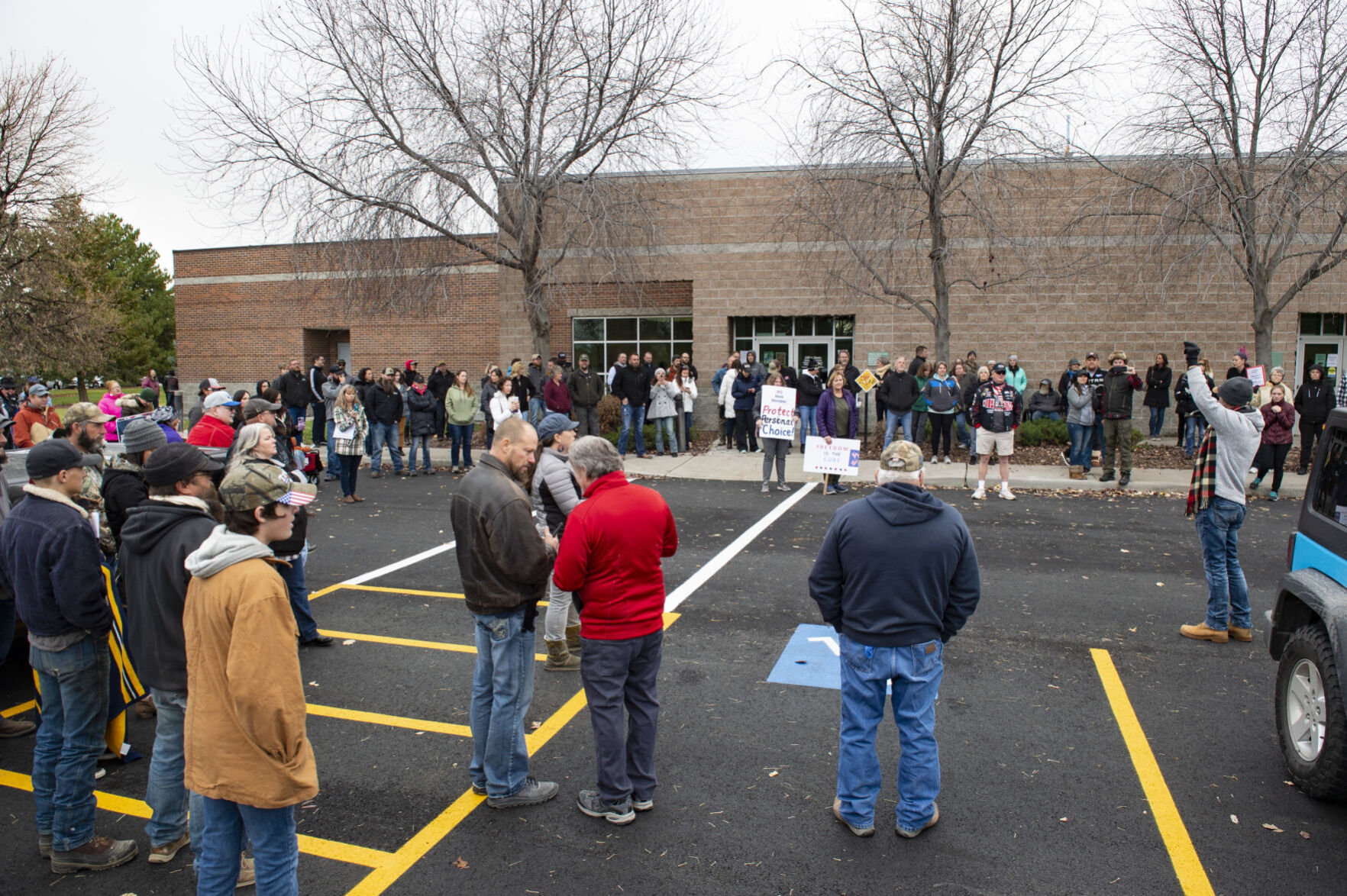 No Mask Mandates rally in Twin Falls
